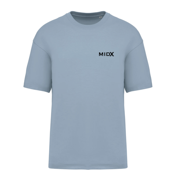 midx ljusblå oversized tshirt