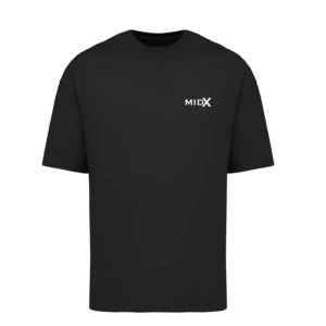 midx svart oversized tshirt